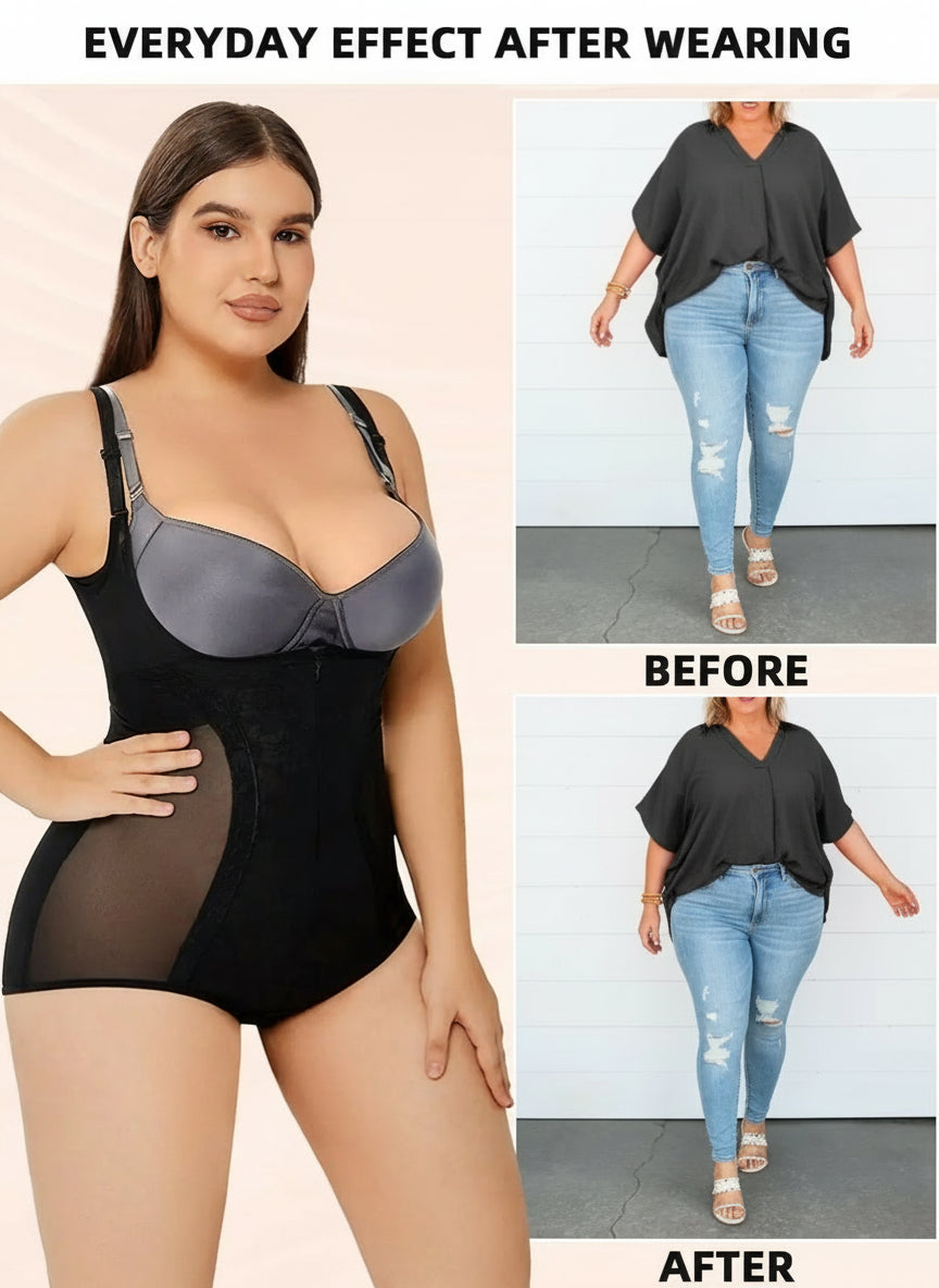 Cozzy Shapewear Bodysuit Tummy Control Slim Body Shaper