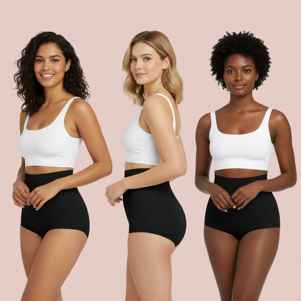 Cozzy Shapewear Tummy Control Shapewear Panties for Women: Seamless High Waisted Shaping Shapewear Girdle Underwear Black XL