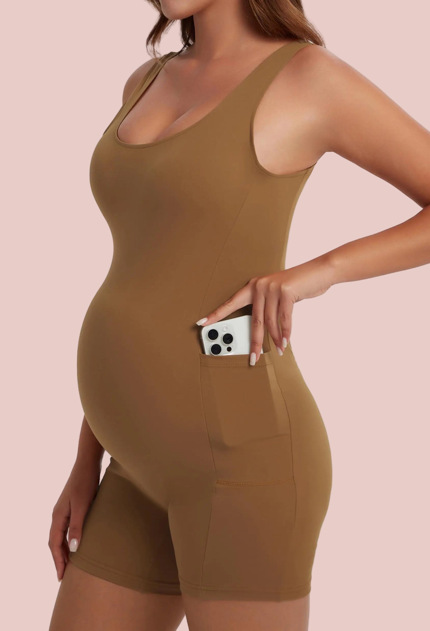 Cozzy Shapewear Womens Maternity Bodysuit PregnancyJumpsuit