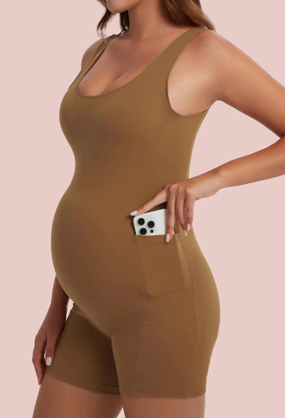 Cozzy Shapewear Womens Maternity Bodysuit PregnancyJumpsuit