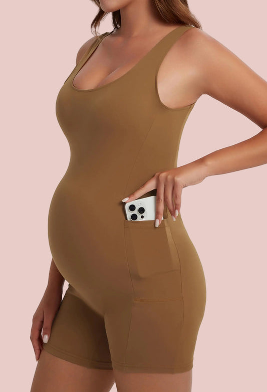 Cozzy Shapewear Womens Maternity Bodysuit PregnancyJumpsuit